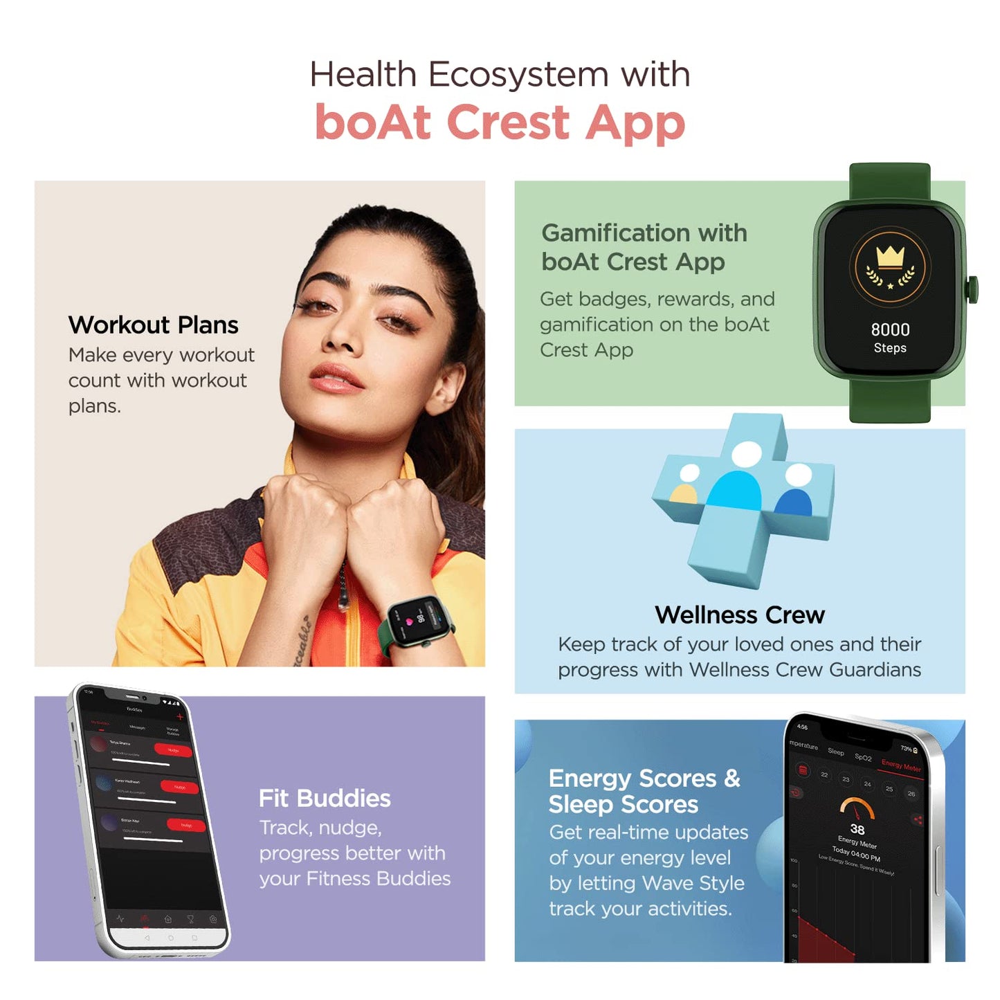 (Open Box) boAt Wave Style Call Smart Watch with Advanced BT Calling Chip,DIY Watch Face Studio, Coins, 1.69" HD Display, Health Ecosystem, Live Cricket Scores, Quick Replies, HR & SpO2