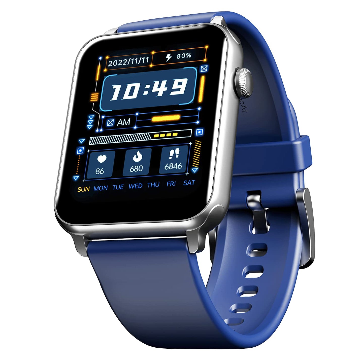 (Without Box)boAt Wave Call Smart Watch, Smart Talk w/Advanced Dedicated Bluetooth Calling Chip, 1.69 HD Display w/ 550 NITS & 70% Color Gamut, 150+ Watch Faces, Multi-Sport Modes,HR,SpO2(Caribbean Green)