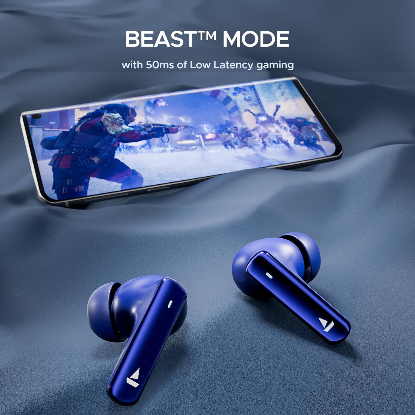 (OPEN BOX)boAt Airdopes 121 Pro Plus Truly Wireless in Ear Ear Buds w/ 100 hrs Playtime, 4 Mics with ENx™, 50ms Low-Latency Beast™ Mode, ASAP™ Charge, IWP™ Tech, BT v5.3 & IPX5(Black)
