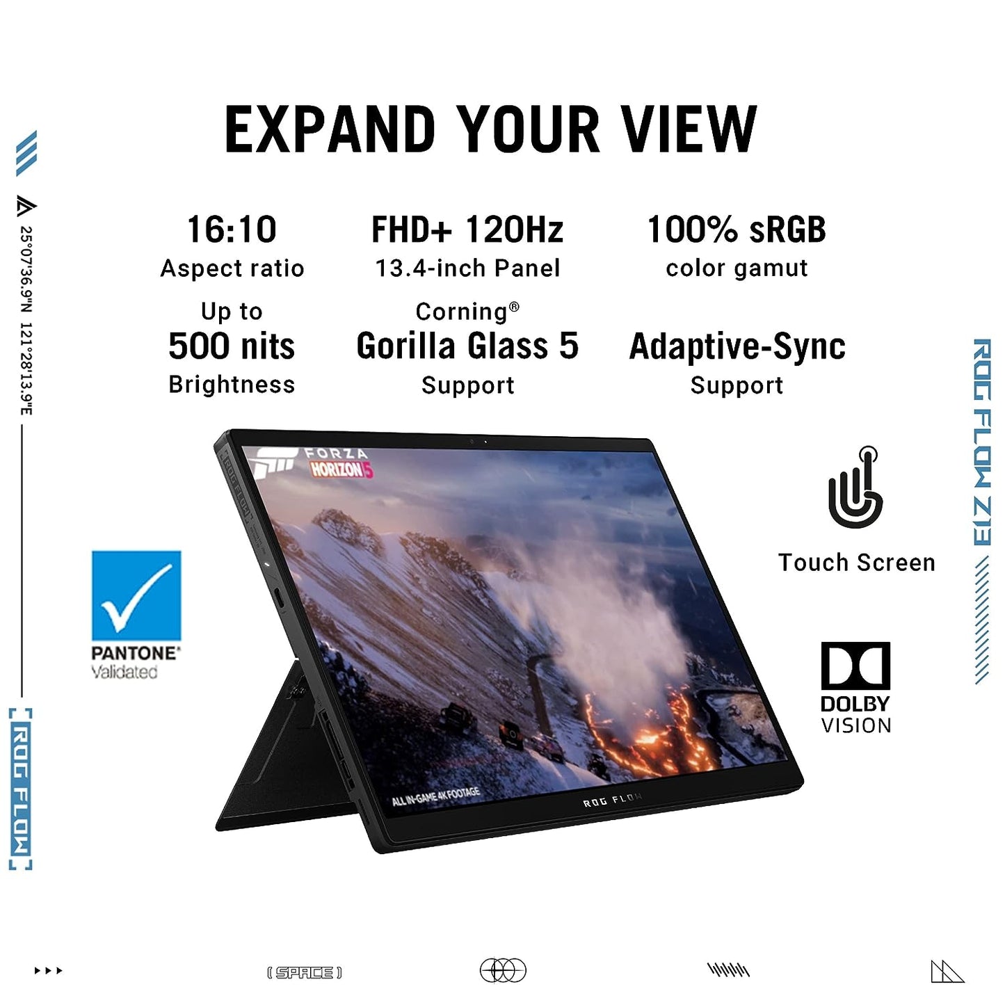 (Brand Refurbished) ASUS Rog Flow Z13 (2022),13.4" (34.03 Cms) Fhd+ 16:10,120Hz Touch,Core I7 12Th Gen,RTX 3050 4Gb Graphics,2-in-1 Gaming Laptop (16Gb/512Gb Ssd/Win 11/Office 2021/Black/1.18 Kg),Gz301Zc-Ld123Ws