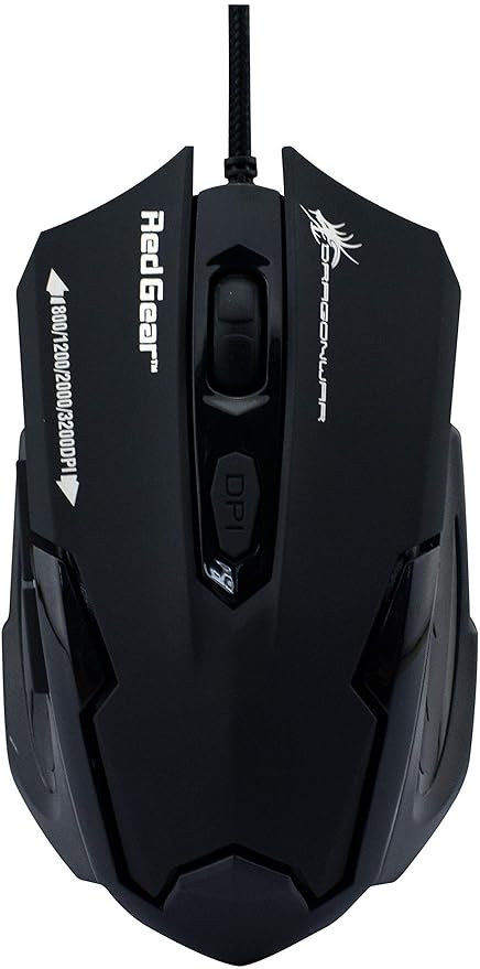 (Open Box) Dragonwar Red Gear Emera ELE-G11 3200 DPI USB Gaming Mouse