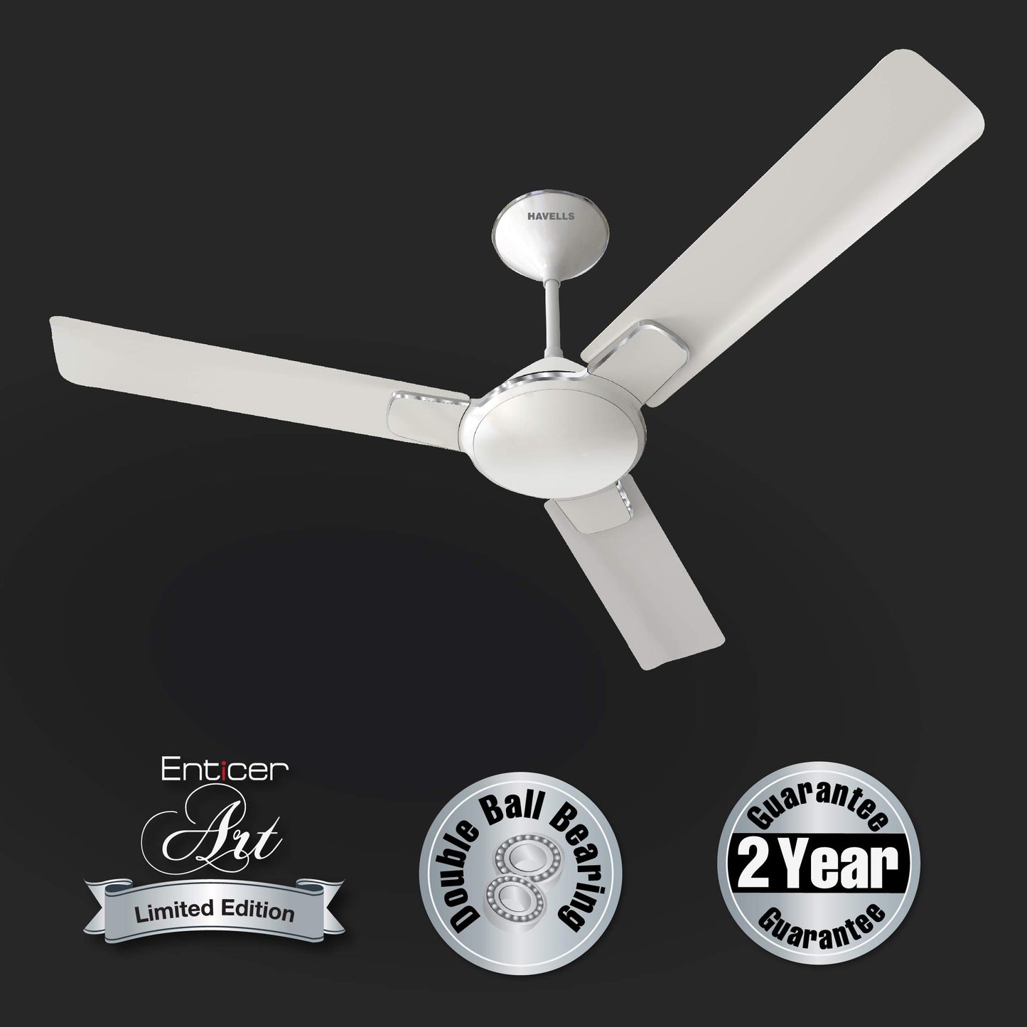 Havells 1200 mm FAN ENTICER ES BEIGE COPPER, 2 Star