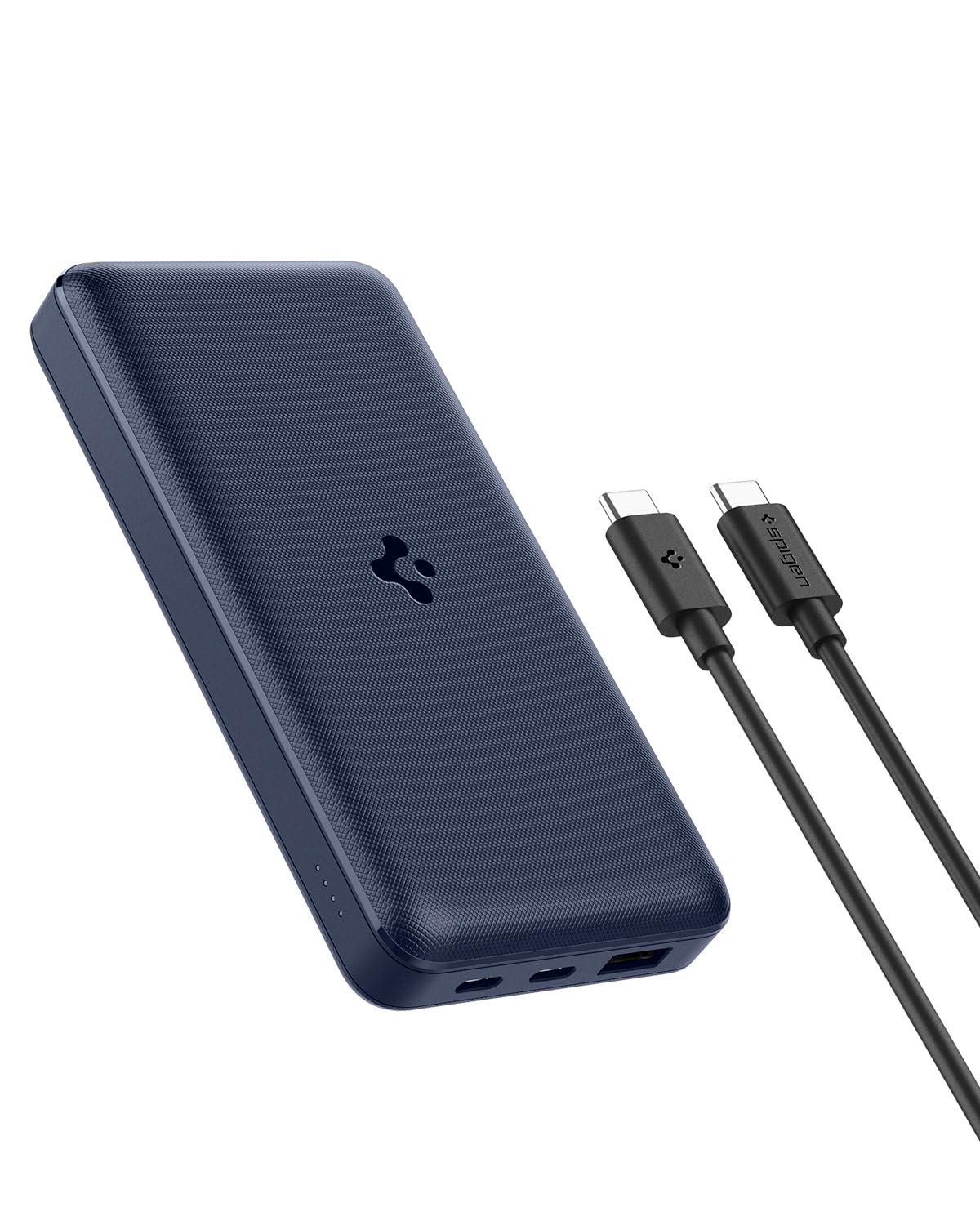 (Open Box) Spigen ArcPack 20000mAh Power Bank | PD 3.0, PPS Fast Carging | 30W Max Output | 2 Type-C Ports, 1 USB-A Port - (ABS + PC | Black)