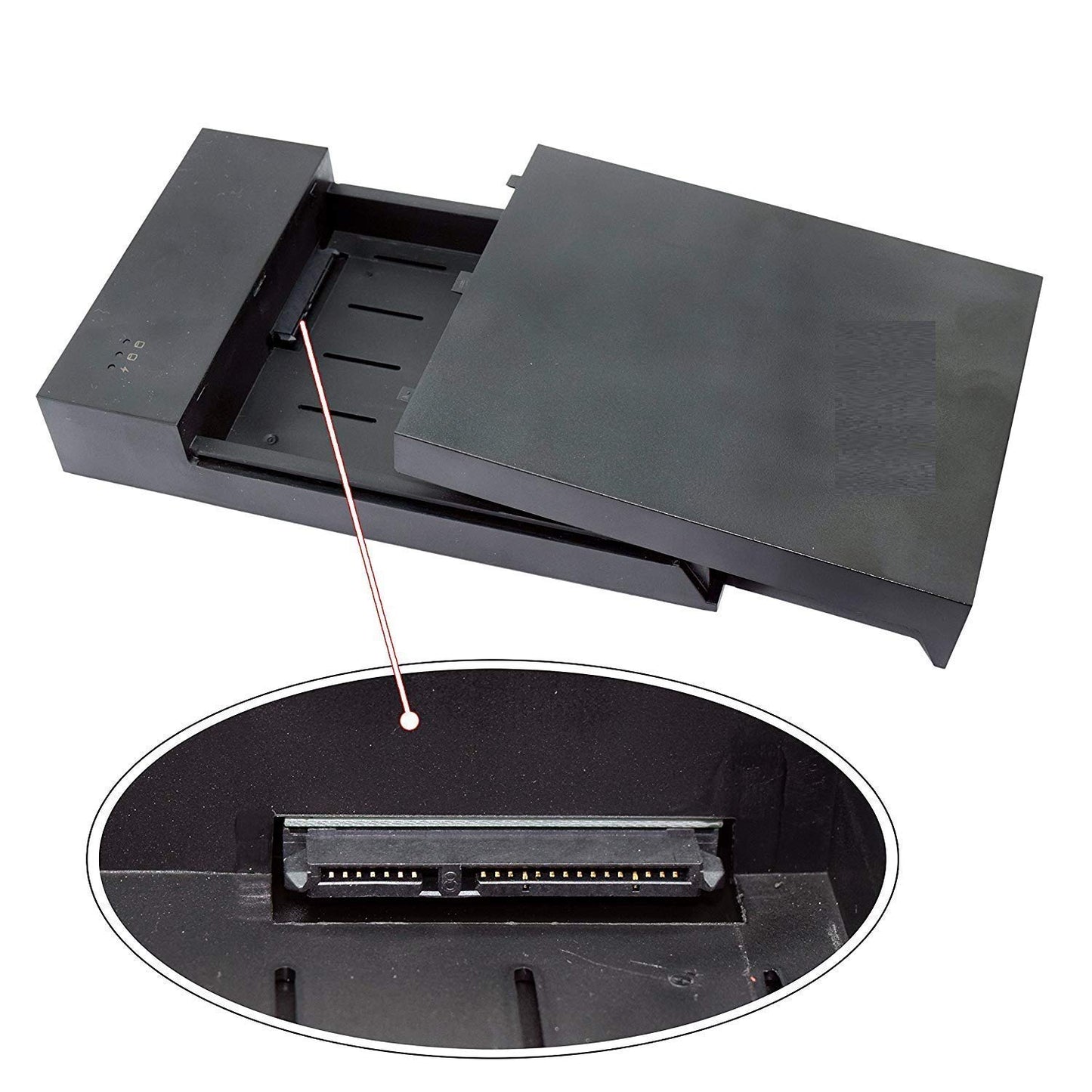 (Open Box)PremiumAV 2.5-inch USB 2.0 Hard Drive SATA Portable Casing Enclosure (Multciolor)