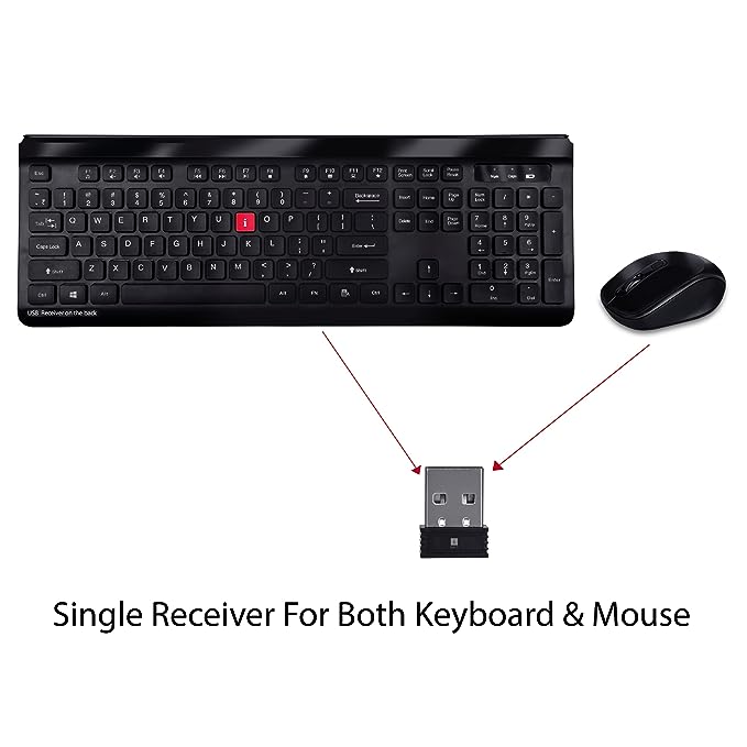 (Open Box) iBall Magical Duo 2 Wireless Deskset - Keyboard and Mouse