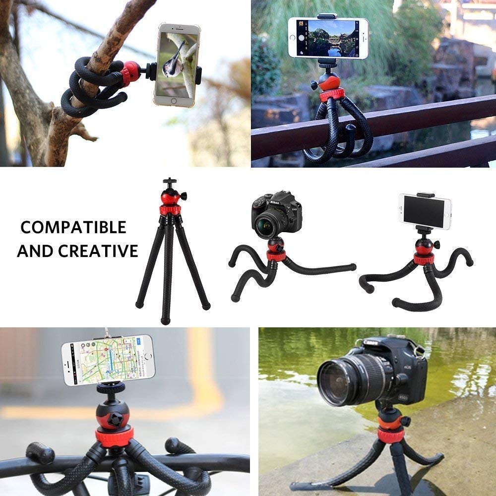 (Open Box) Adofys 70” Aluminium Camera Tripod with Travel Bag and Phone Holder |Operating Height: 70 inch | Maximum Load Capacity up to 5kg | Compatible with All Cameras, Cell Phones, Projector, Webcam