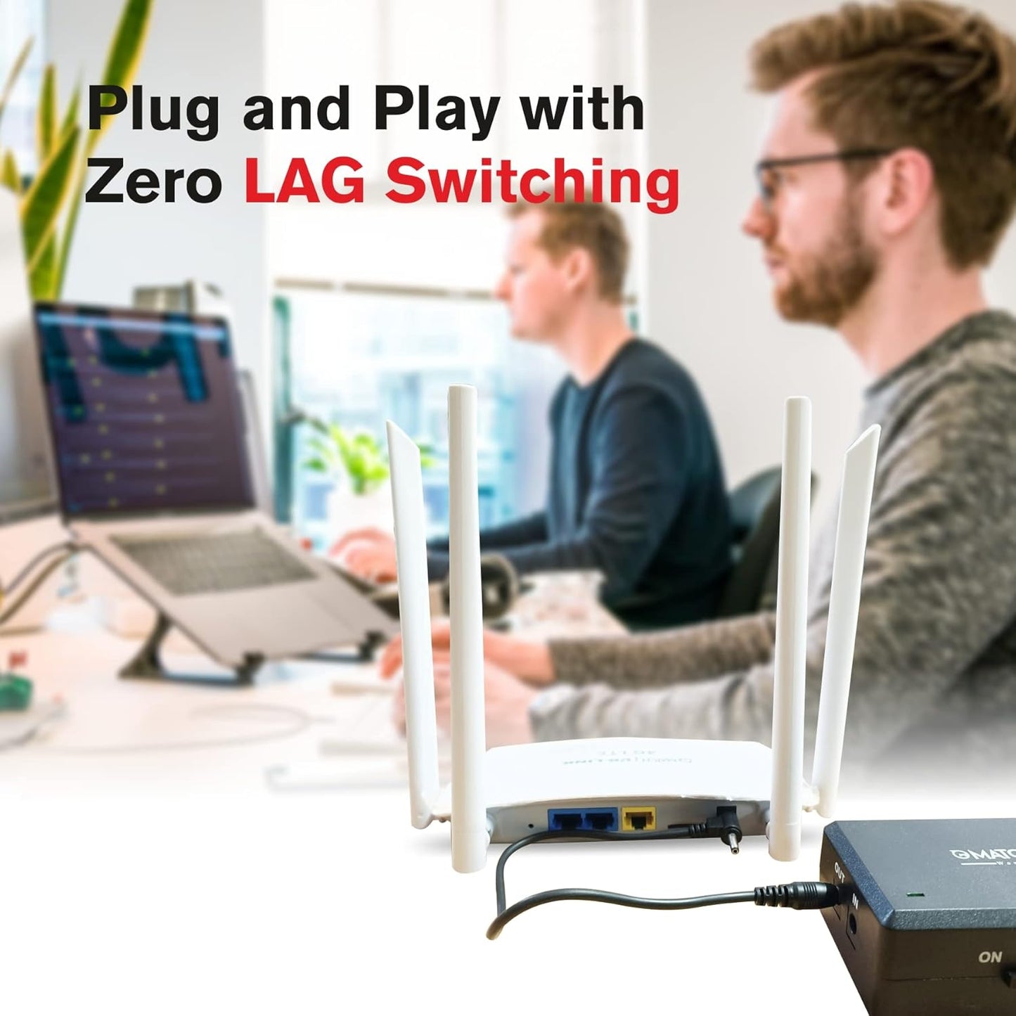 (Open Box) Match LB-LINK Mini UPS for 12V WiFi Router Broadband Modem | Backup Upto 6 Hours | 2200mAh Battery | Current Surge & Deep Discharge Protection |WiFi Router UPS Power Backup During Power Cuts