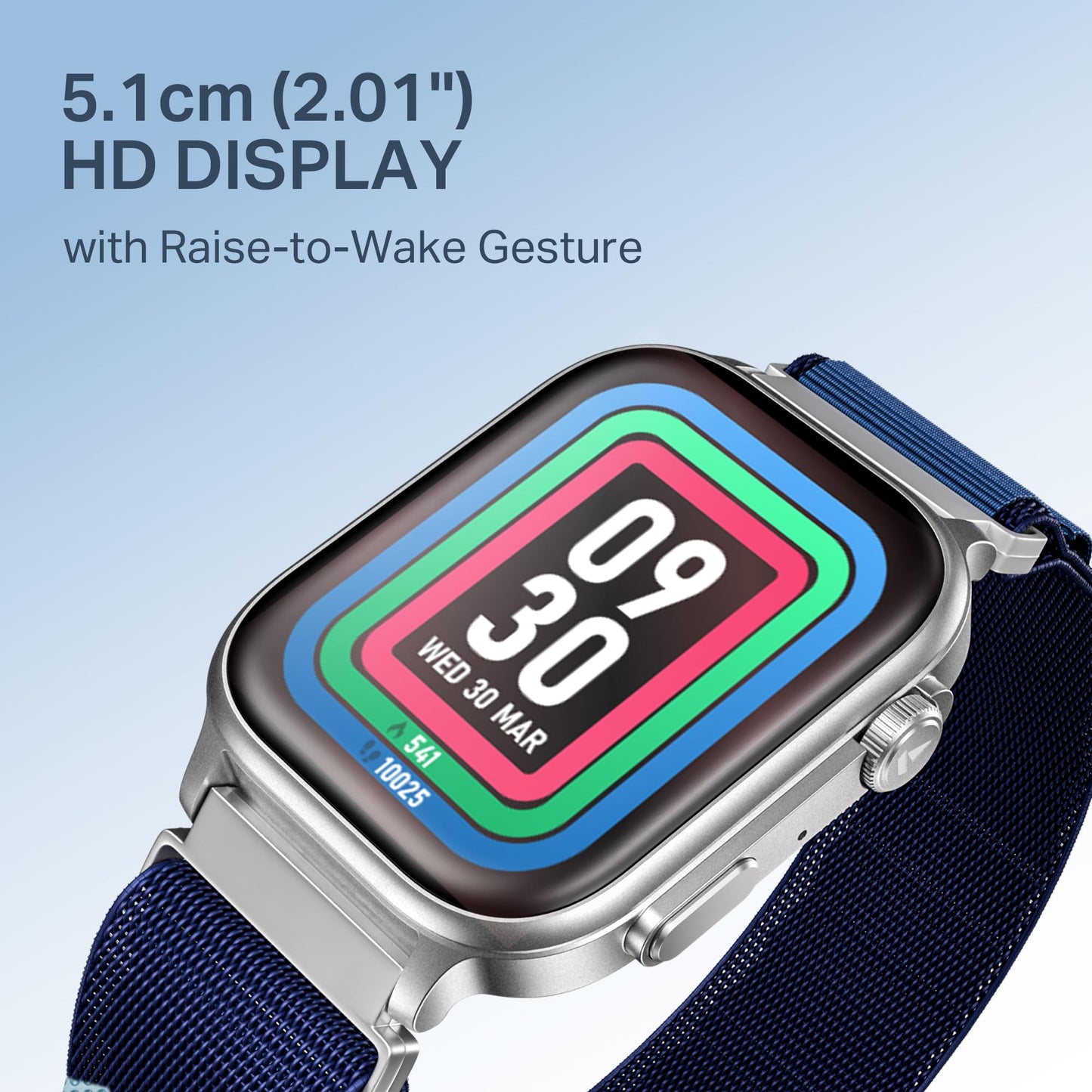 (Open Box) boAt Storm Infinity Plus w/15 Days Extensive Battery fueled by Huge 550mAh Battery, Fast Charge, 1.83”(4.65cm)HD Display, Functional Crown, BT Calling, Smart watch for Men & Women (Active Black)