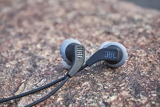 (Open Box) JBL Endurance Run, Sports in Ear Wired Earphones with Mic, Sweatproof, Flexsoft eartips, Magnetic Earbuds, Fliphook & TwistLock Technology with Voice Assistant Support for Mobiles