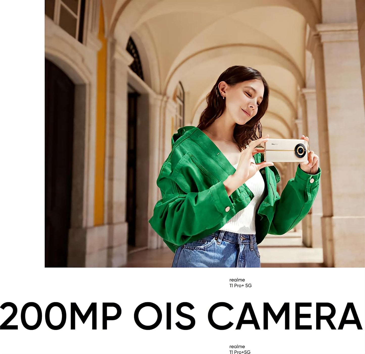 (Open Box) realme 11 Pro+ 5G (Sunrise Beige, 8GB RAM, 256GB Storage) | 120 Hz Curved Display | 200MP ProLight Camera | 7050 5G Dimensity | 12GB Dynamic RAM | Premier Vegan Leather Finish Design