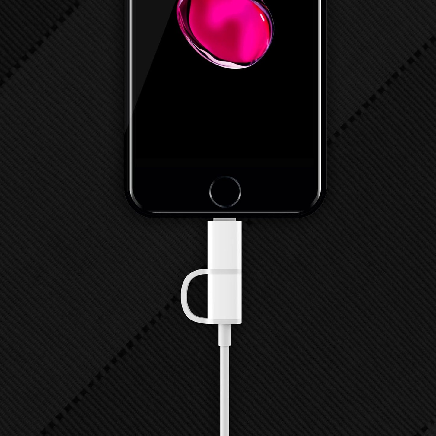 (Open Box) ZMI 2-in-1 Lightning and Micro-USB Combo Cable for iOS and Android, 3.3 ft/1 m, MFi Certified Charging and Data Sync for iPhone, iPad, iPod, and More