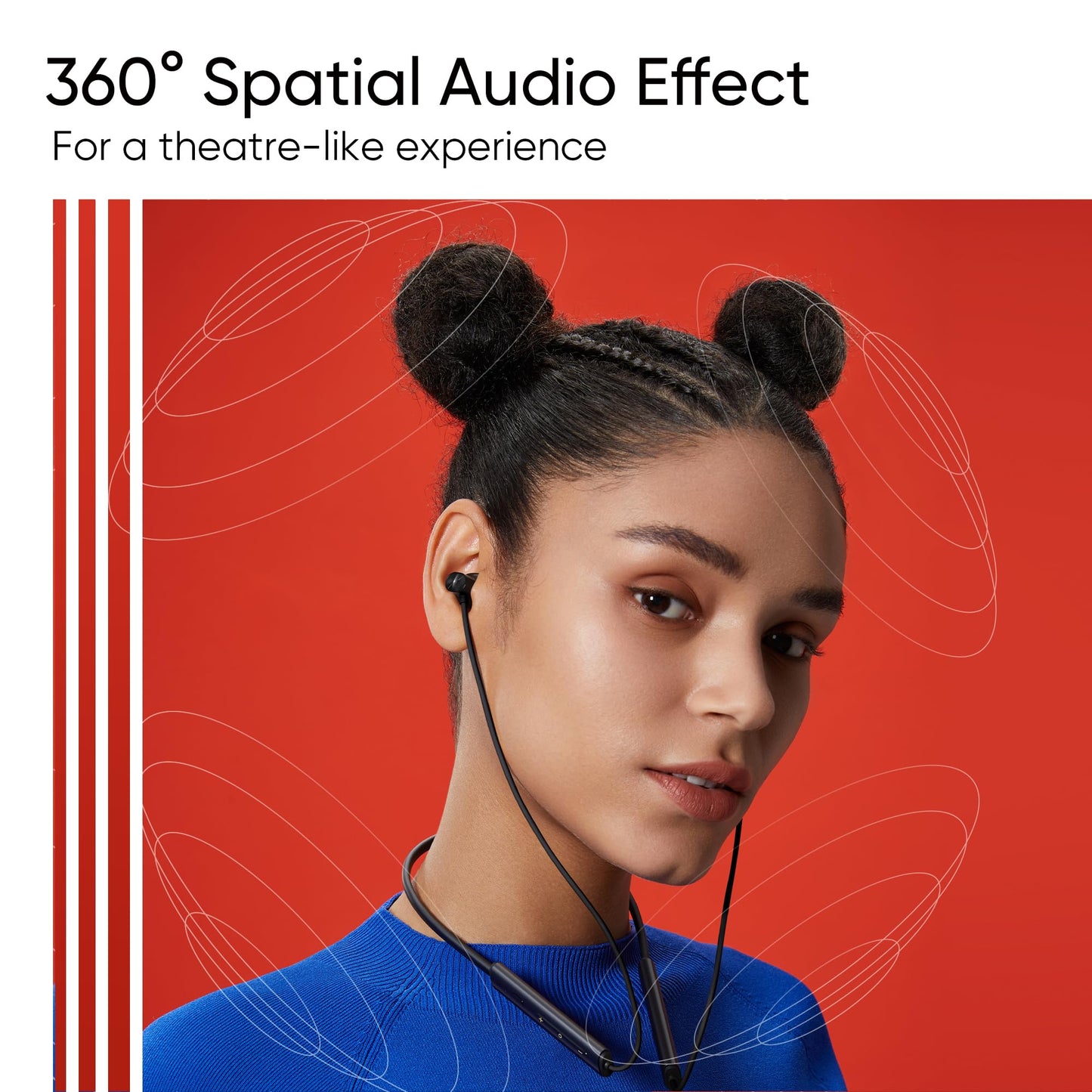 (Open Box) realme Buds Wireless 3 Neo in Ear Bluetooth Neckband with 13.4 Mm Dynamic Bass Boost Driver,Upto 32 Hours Playback,Fast Charge,Ai Enc,45Ms Low Latency,Ip55 Dust&Water Resistannt&Bluetooth V 5.4 Black