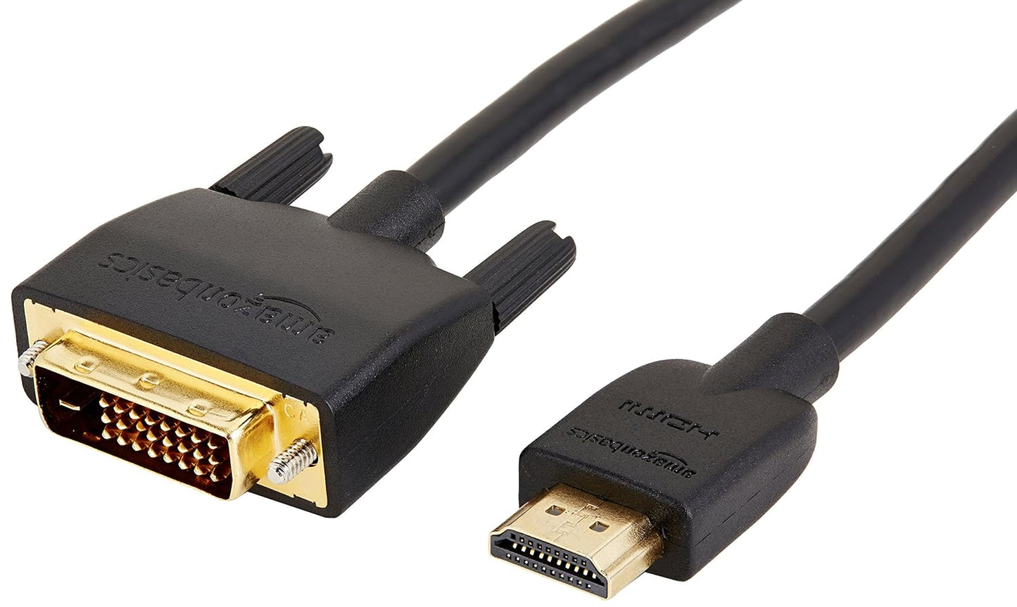 (Open Box) Amazon Basics AmazonBasics HDMI to DVI Adapter Cable (Latest Standard), 10-Pack