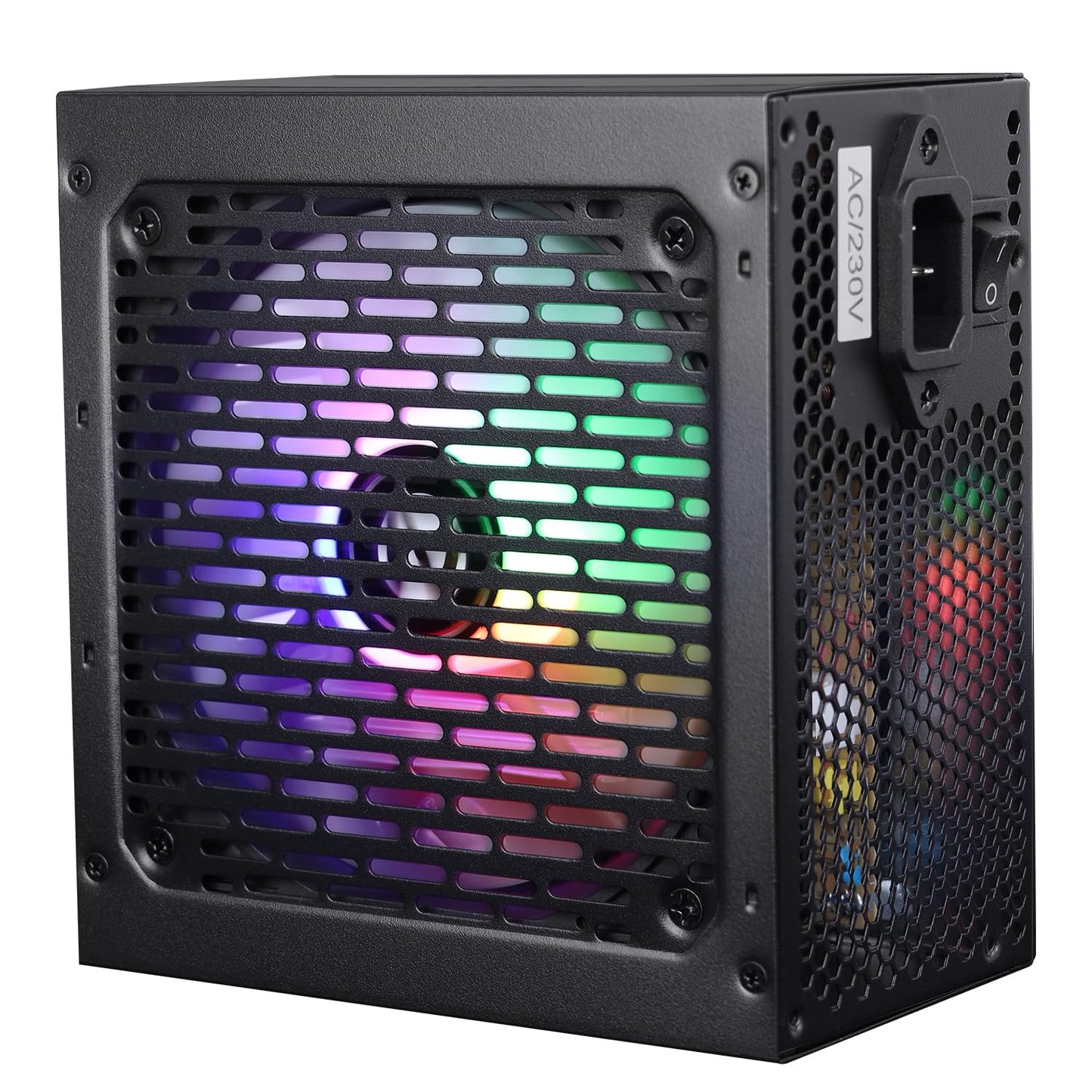 (Open Box)Zebronics 450W Black Gold Power Supply with 3X SATA connectors, 2X Molex, 80mm Built-in Fan, Extra Long Cables, 1.2 Meter Power Cable and Suitable for Regular use Computers