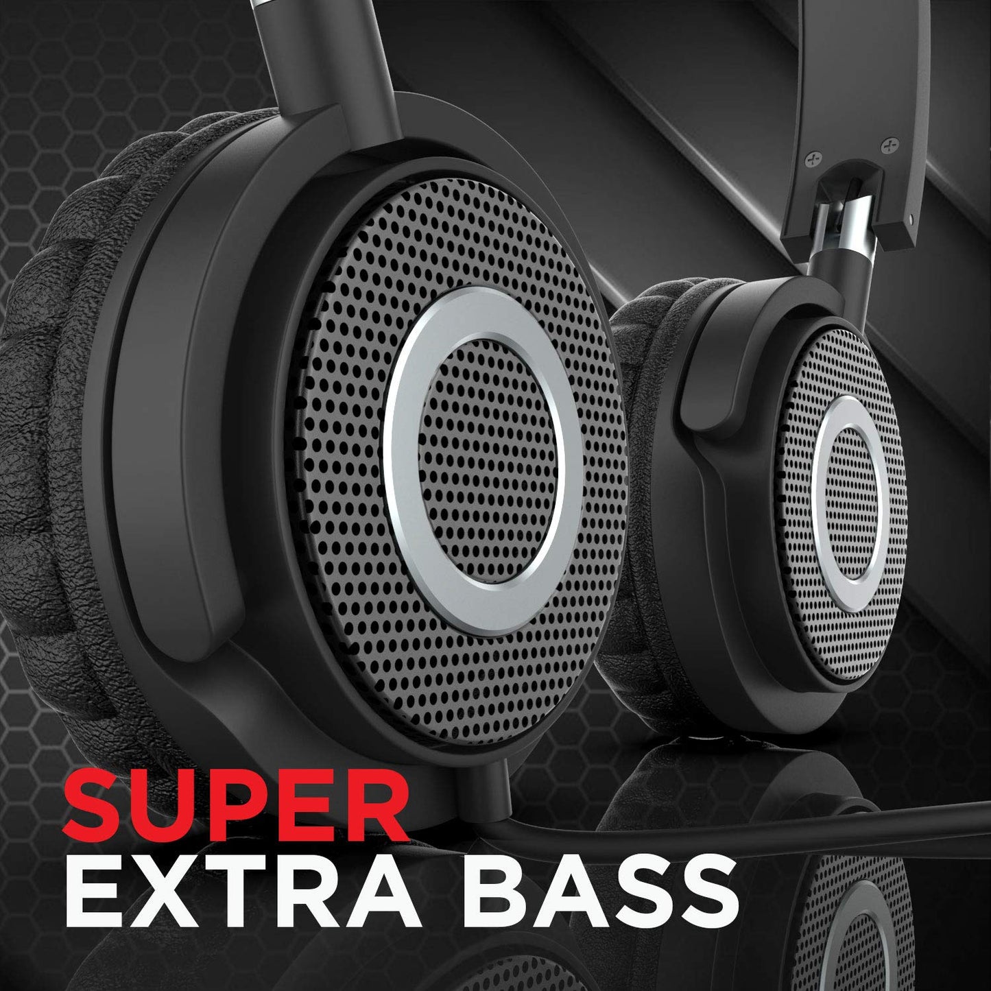 (Without Box) boAt BassHeads 950v2 Wired Over Ear Headphones with 40mm Audio Drivers, Soft Ear-Cushion, Lightweight Build, 3.5mm Jack and with mic(Warm Grey)