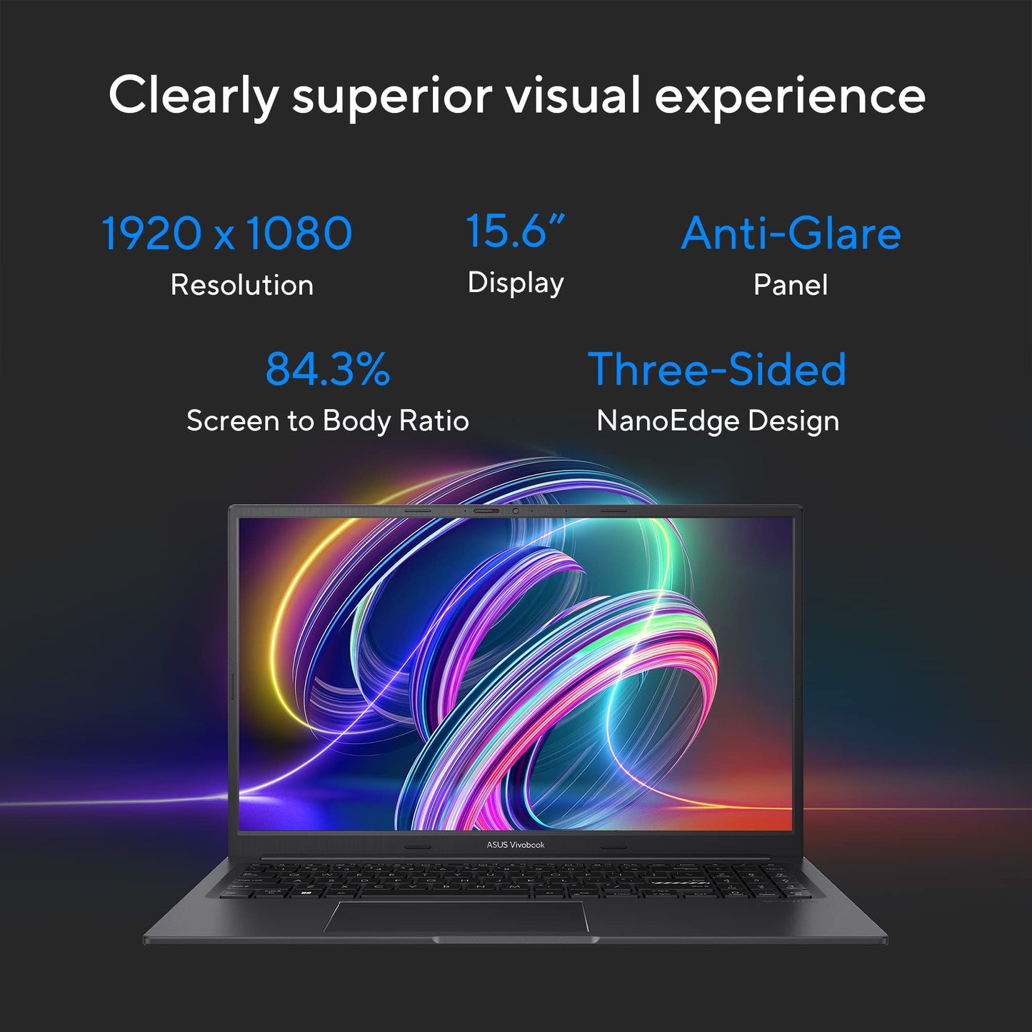 (Brand Refurbished)ASUS Vivobook 15X (2023), Intel Core i3-1315U 13th Gen, 15.6" (39.62 cms) FHD, Thin and Light Laptop (8GB/512GB SSD/Windows 11/Office 2021/Backlit KB/Silver/1.6 kg), K3504VAB-NJ322WS