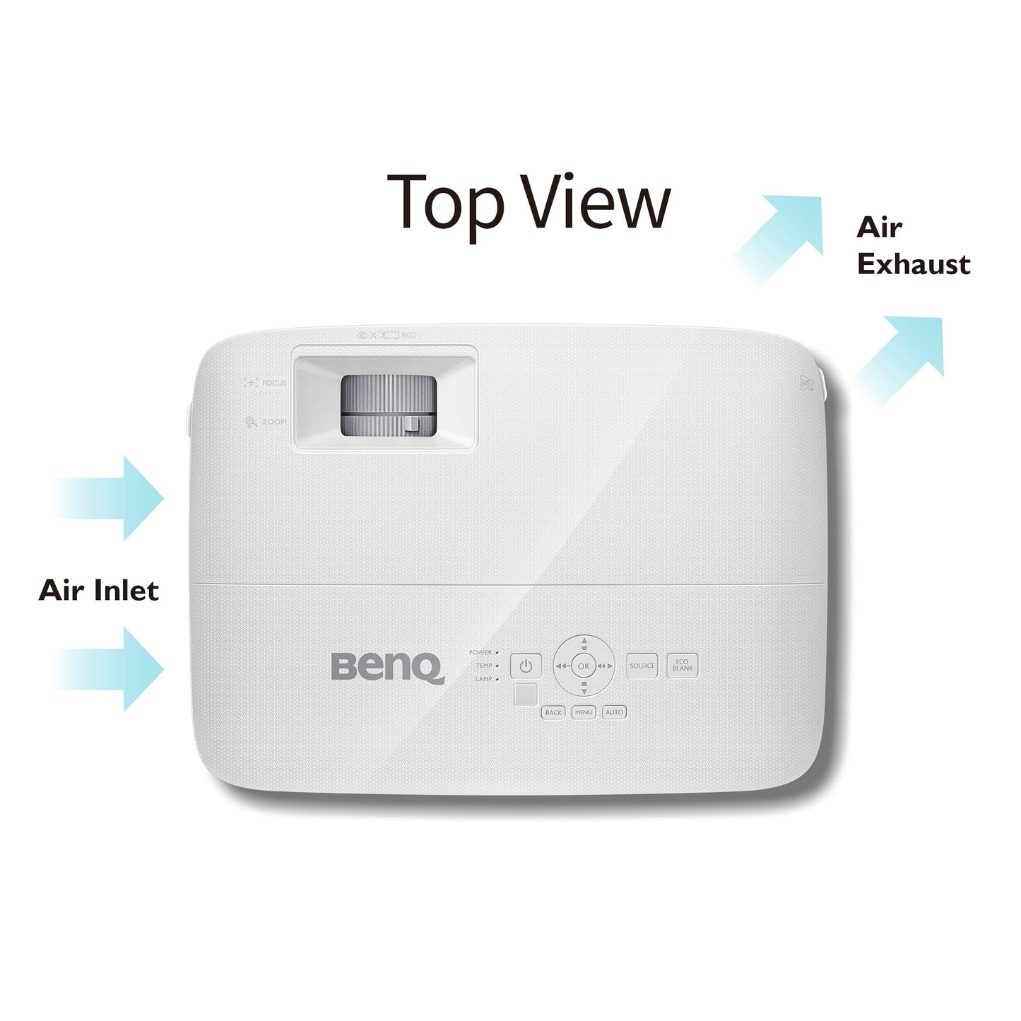 (Open box) BenQ Mx560P Xga Business & Education Projector, Dlp, 4000 Lumens High Brightness, 22000:1 High Contrast Ratio, Dual Hdmi, USB-A, Upto 15000 Hrs Extra-Long Lamp Life, 10W Speaker, 3D Capable, White