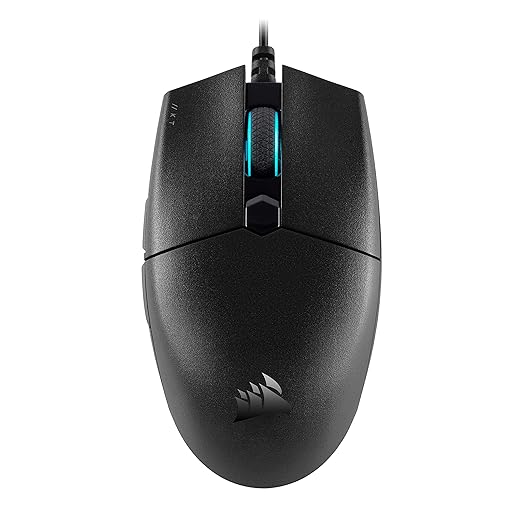 (Open Box) Corsair Katar Pro Ultra-Light Optical USB Gaming Mouse with Backlit RGB LED, 12400 DPI (Black)