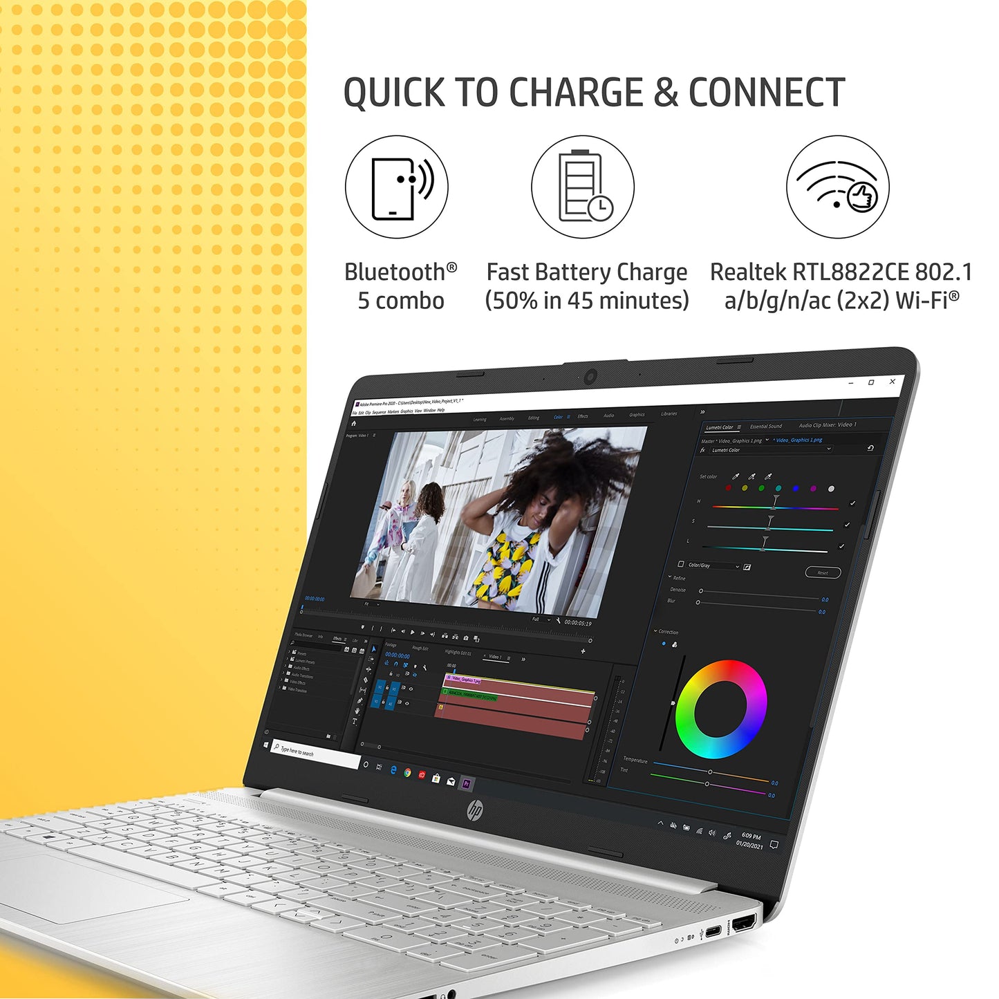 (BRAND REFURBISHED)HP Laptop 15, 12th Generation Intel® Core i5-1235U,15.6-inch(39.6 cm),FHD,8GB DDR4 RAM,1TB SSD,Intel Iris Xe Graphics, Backlit Kb,Dual Speakers,Win 11 + MSO'21,Natural Silver,1.69 kg,15s-fq5331TU