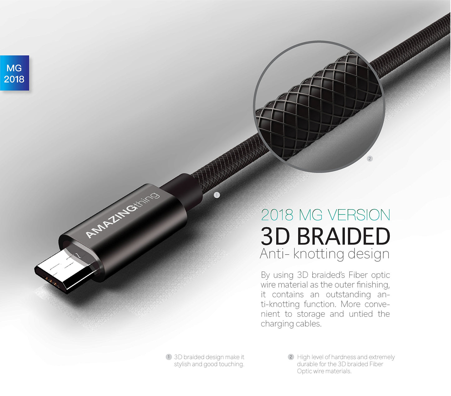 (Open Box) AMAZINGthing Micro SupremeLink 1m Data Cable