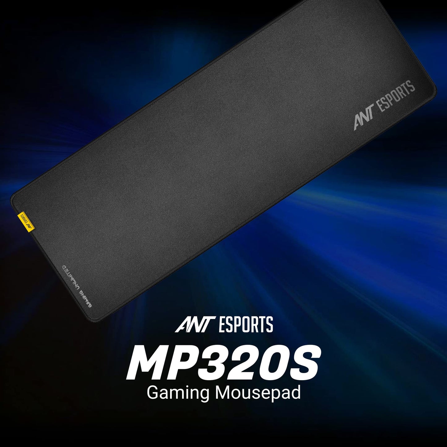 (Open box)Ant Esports MP280S - Speed Gaming Mouse Pad-L- Large with Stitched Edges, Waterproof Non-Slip Base for Gaming & Office – Black