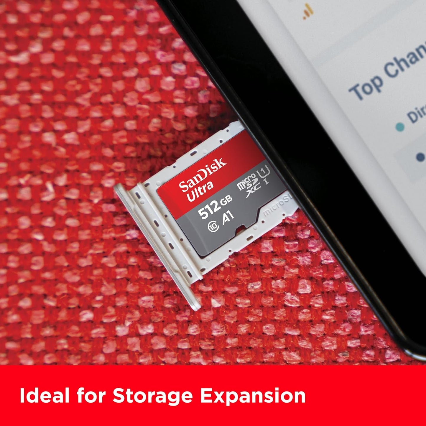 (Open Box) SanDisk Ultra 256GB microSDXC UHS-I, 150MB/s R, Memory Card, 10 Y Warranty, for Smartphones
