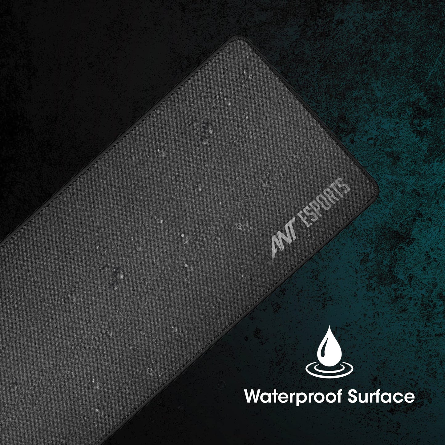 (Open box)Ant Esports MP280S - Speed Gaming Mouse Pad-L- Large with Stitched Edges, Waterproof Non-Slip Base for Gaming & Office – Black