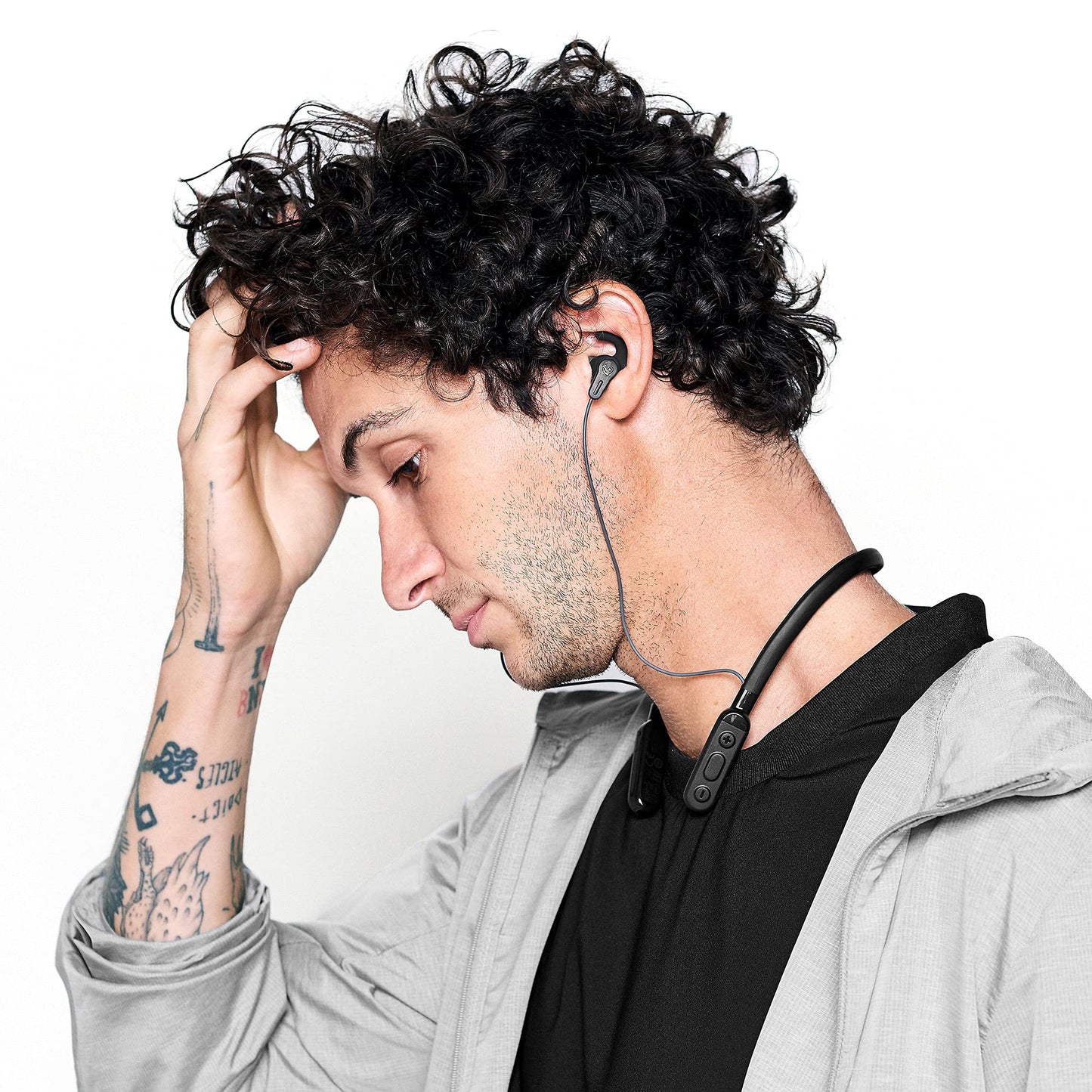 (Open Box) Skullcandy Inkd Plus Active Wireless in-Earphone with Mic (Moab/Red/Black)
