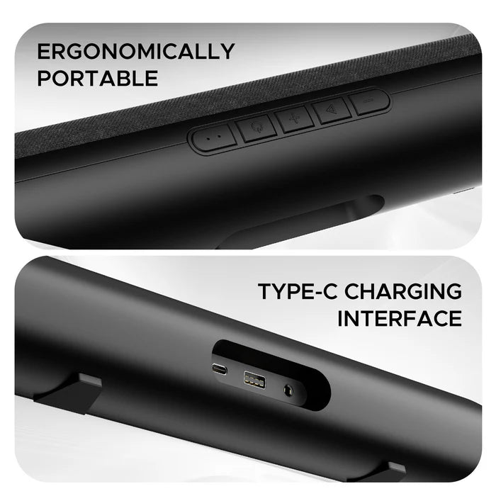 (Open box) Aavante Bar 610 Soundbar,Charcoal Black