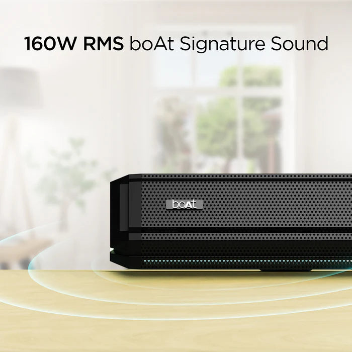 (Open Box) Boat aavante bar 1550 Pro 160W Soundbar with woofer