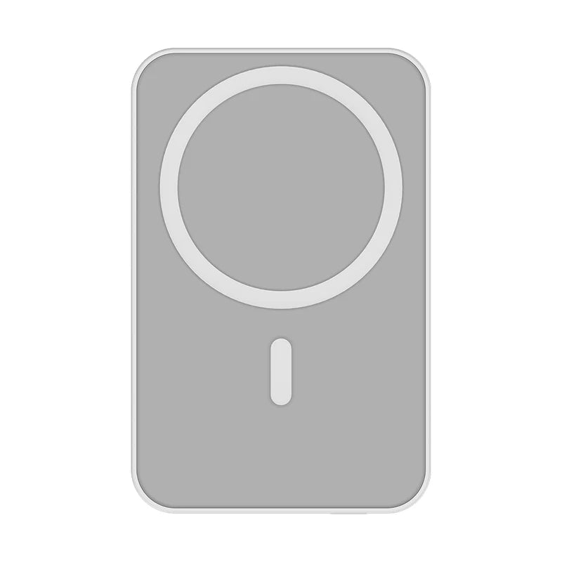 SWISS MILITARY 5000 mAh 5W Wireless With MagSafe Compact Pocket Size Power Bank (White, Lithium Polymer, Fast Charging for Mobile, Smartwatch, Earbuds, Tablet)