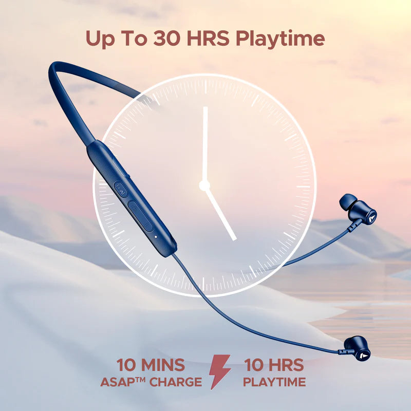(WB) Rockerz 245v2 PRO Earphones, Navy Blue