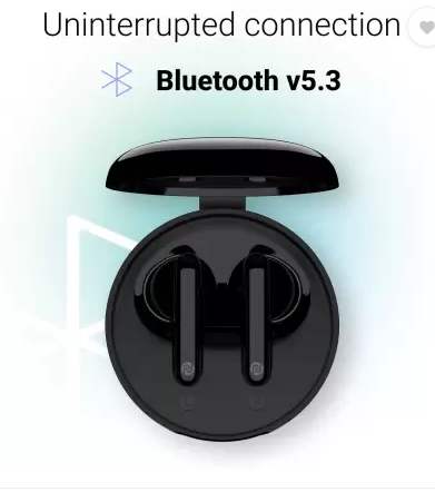 (With Scratch) Noise Buds VS304 with 30 Hours Playtime, Instacharge, 13mm Driver, and Half in-ear Bluetooth Headset (Jet Black, True Wireless)