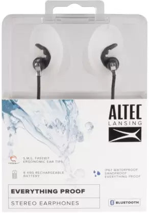 (Open Box) ALTEC LANSING MZW100 - Black Bluetooth Headset (Black, In the Ear)
