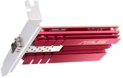 (Open Box) ASUS XG-C100F Network Interface Card (Silver, Red)