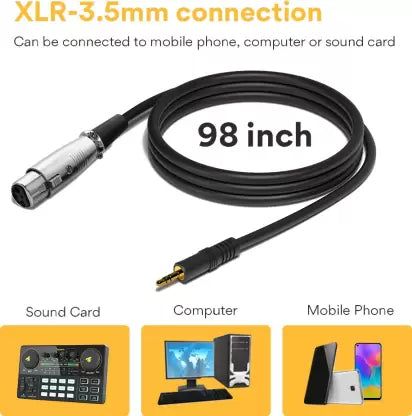 (Open Box) MAONO AU-PM360TR Condenser Podcast Microphone with Mic Gain. Computer Mic for Singing, Studio Recording, YouTube Microphone