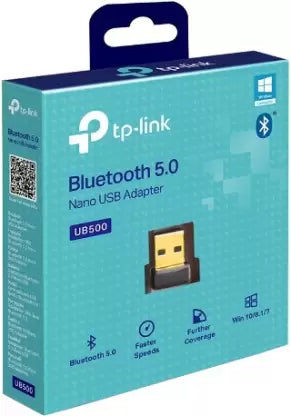 (Open Box) TP-Link UB500 Bluetooth 5.0 Nano USB Adapter (Gold, Black)
