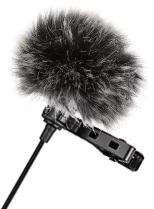 (Open Box) BOYA By-M1DM Dual omni-directional Lavalier with furry Windscreen Microphone