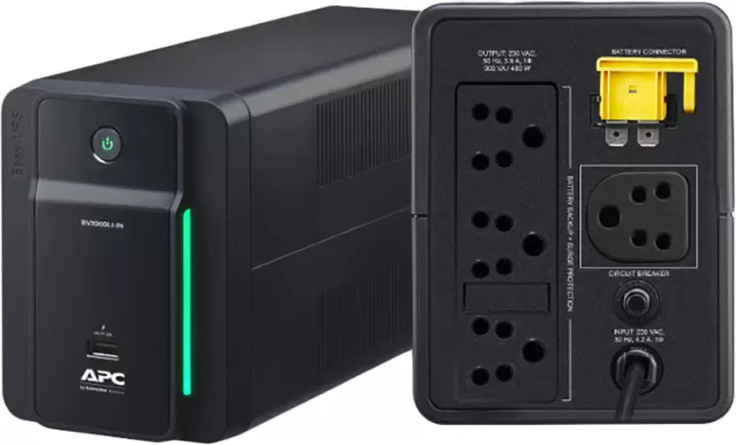 (Open Box) APC BVX900LI-IN UPS, Black