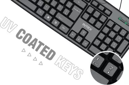 (Open Box) Intex Corona G Wired USB Desktop Keyboard  (Black)