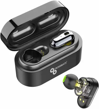 Open Box CrossBeats ELEKTRA True Wireless Bluetooth Headset Black FABGIZMOZ