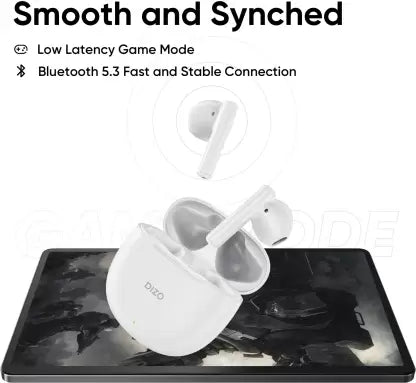 (Open Box) DIZO Buds P with Fast Charge, 40HPlaytime & 13mm Driver (by realme TechLife) Bluetooth Headset
