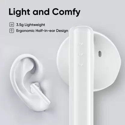 (Open Box) DIZO Buds P with Fast Charge, 40HPlaytime & 13mm Driver (by realme TechLife) Bluetooth Headset