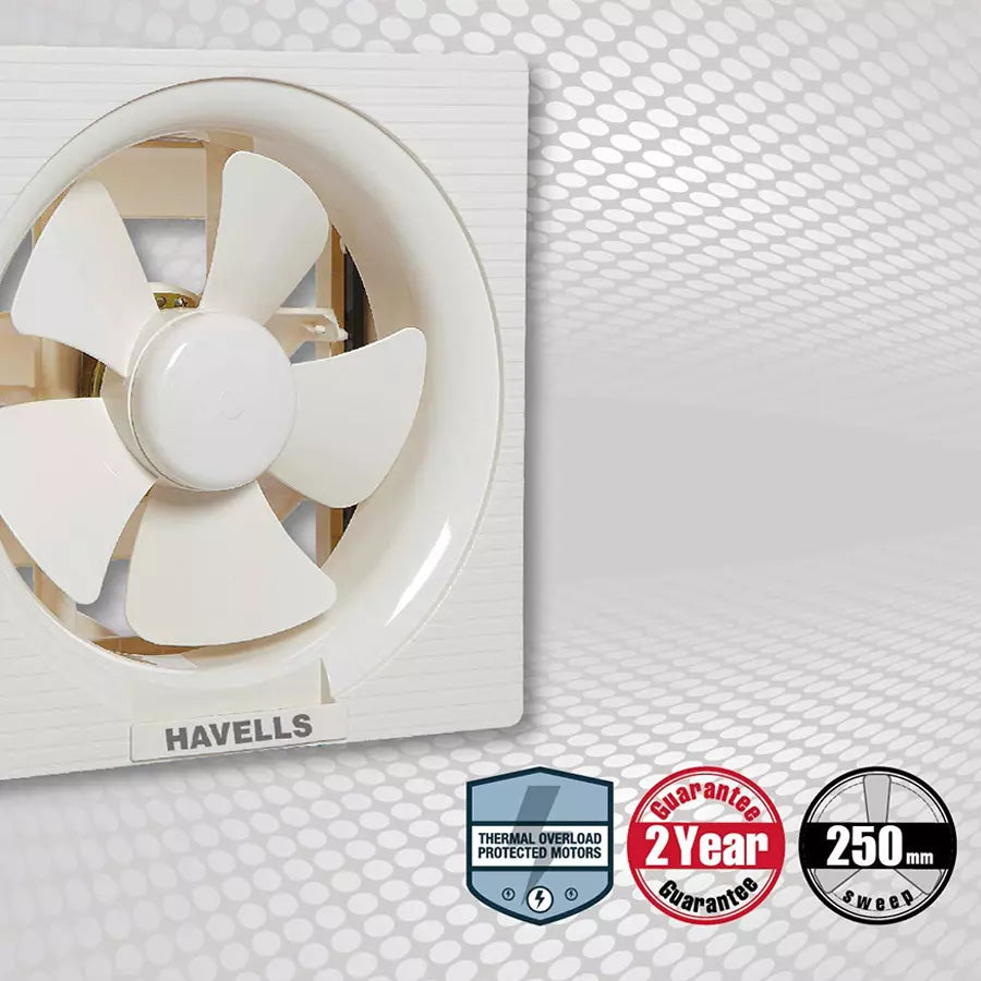 Havells Ventil Air DX HS 200 mm Exhaust Fan White, FHVDXHSWHT08