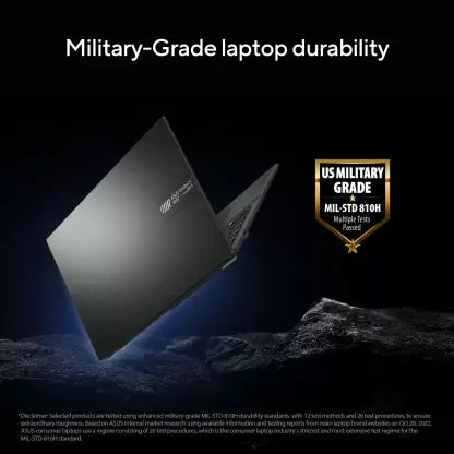 (Brand Refurbished) ASUS Vivobook Go 14 AMD Ryzen 3 Quad Core 7320U - (8 GB/512 GB SSD/Windows 11 Home) E1404FA-NK327WS Thin and Light Laptop (14 Inch, Mixed Black, 1.38 kg, With MS Office)