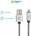 (Open Box) Flipkart SmartBuy Micro USB Cable 2 A 1 m AMRBB1M02  (Compatible with Mobile, Power Bank, Tablet, Media Player, Black, Silver, One Cable)