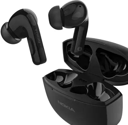 (Open Box) Nokia Go Earbuds+ True Wireless Earbuds TWS-201BK - Portable Bluetooth 5.0 Bluetooth Headset (Black, True Wireless)