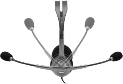 (Open Box) Logitech H110 (946-16) Wired Headset (Black, On the Ear)
