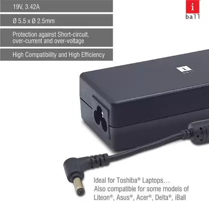(Open Box) iball 9365T 65 W Adapter