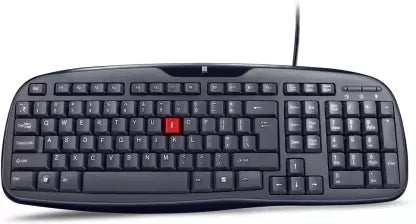 (Open Box) iball Wintop Deskset(USB V3.0 Keyboard + Mouse) Wired USB Laptop Keyboard  (Black)